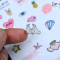 Custom printed round shape masking paper material seal label sticker